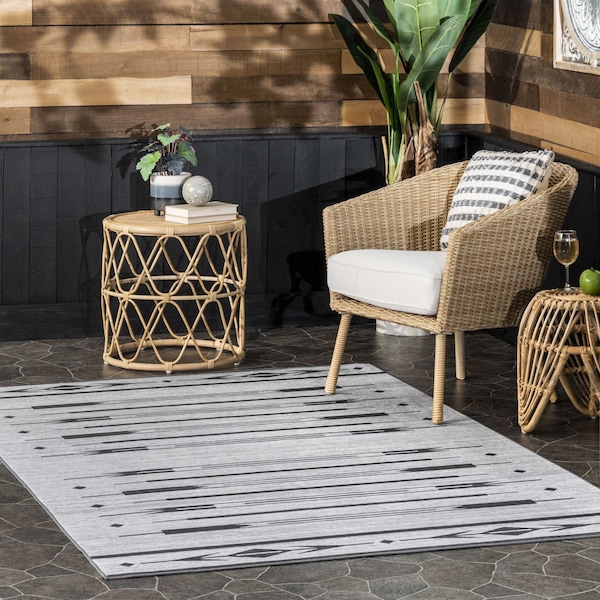 Nuloom Katia Southwestern Machine Washable Indoor/Outdoor Area Rug 4ft x 6ft BIFR16A-406 - main